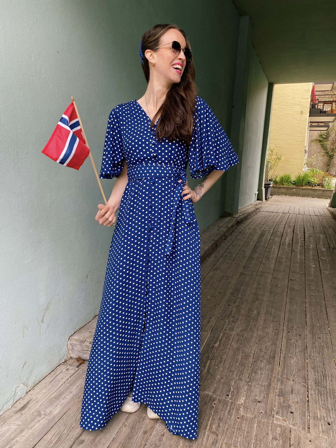 Dianas Vintage kjoler Monika Dress - dots