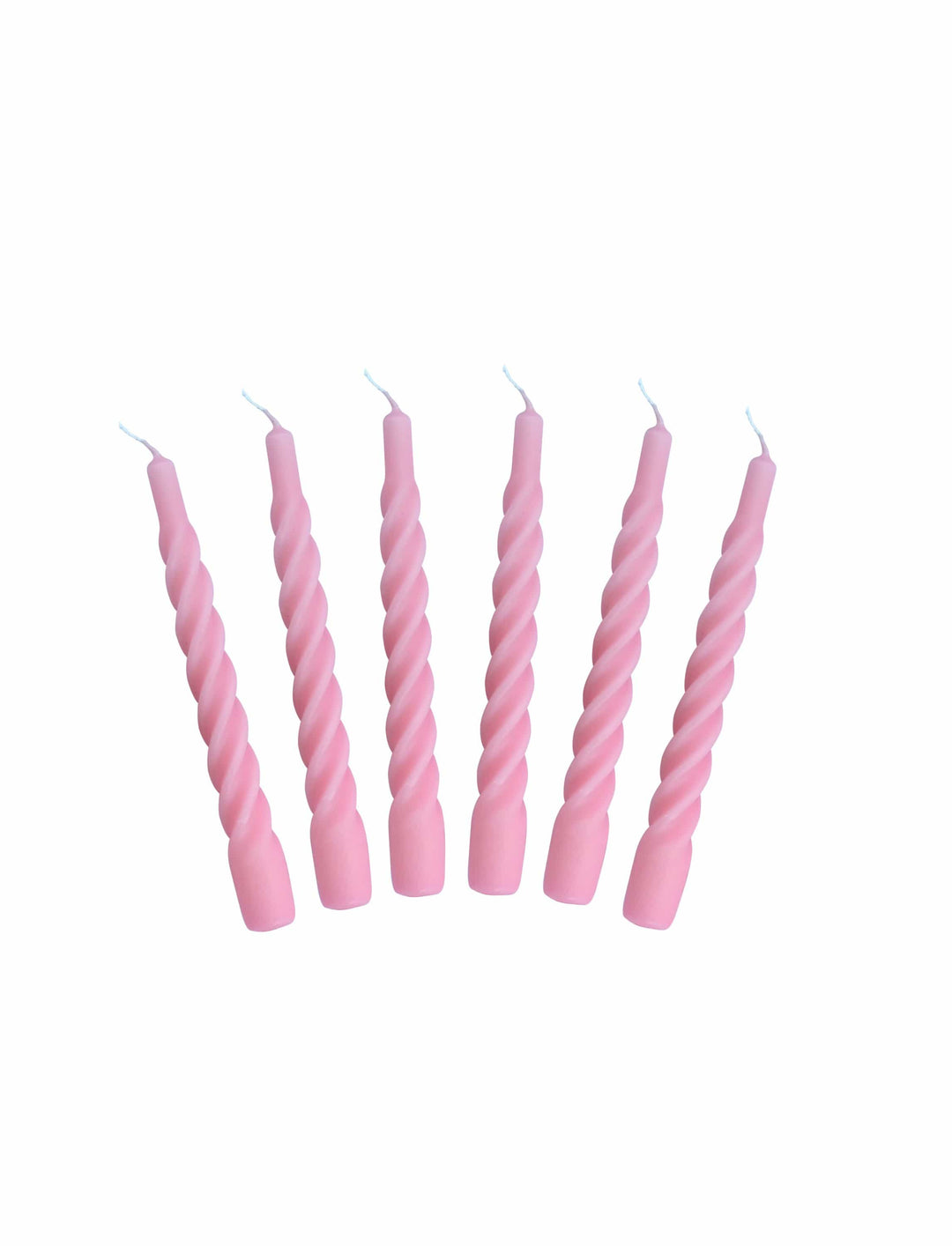 Kunstindustrien stearinlys Stearinlys twisted matt - pink