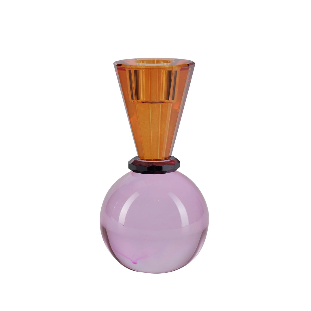 Miss Etoile Lysestake Lysestake i krystall - Rose, black and amber