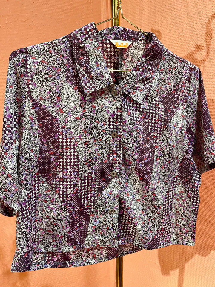 Vintage Vintage bluser M Vintagebluse -  214 Lilland, str M