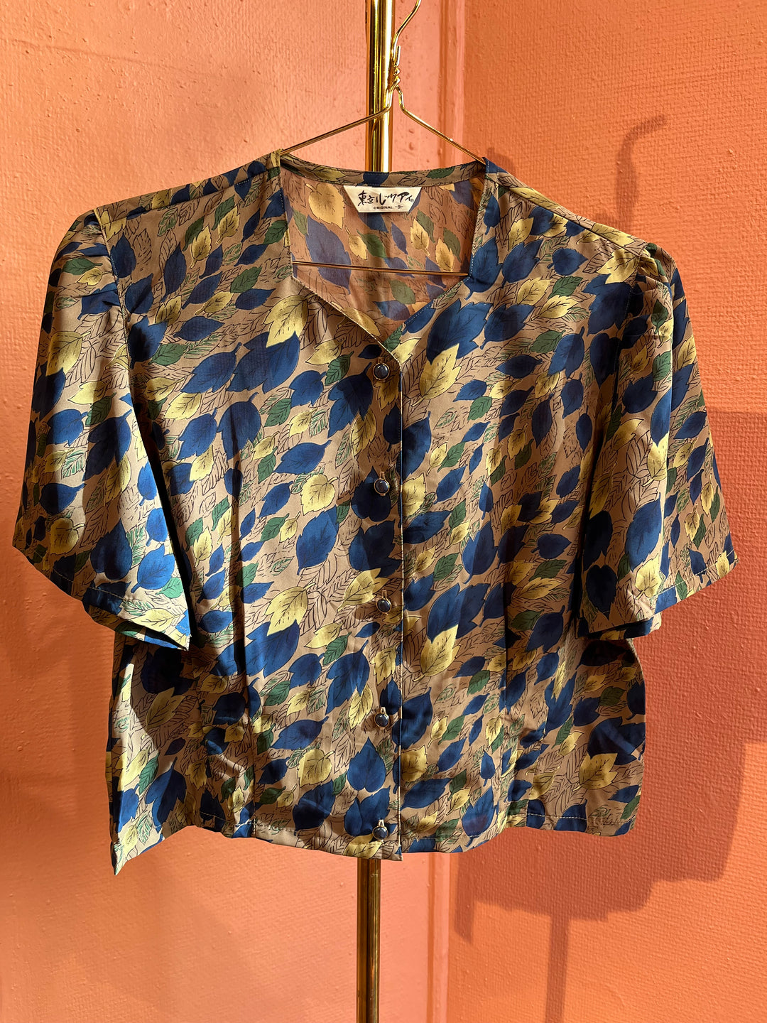 Vintagebluse - 512 Høstregn str M