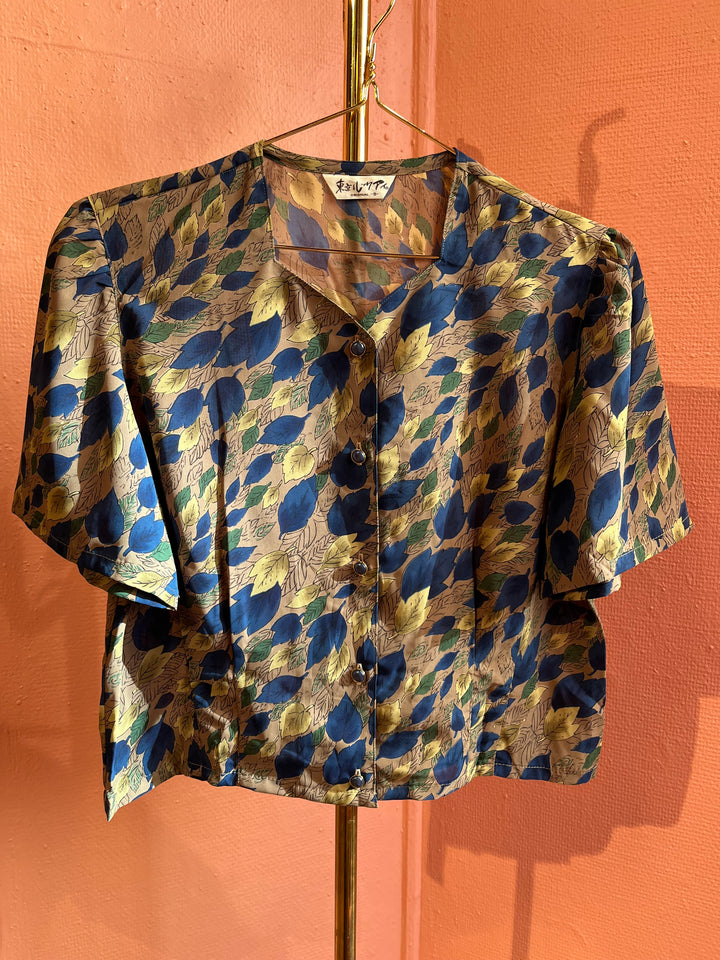 Vintagebluse - 512 Høstregn str M