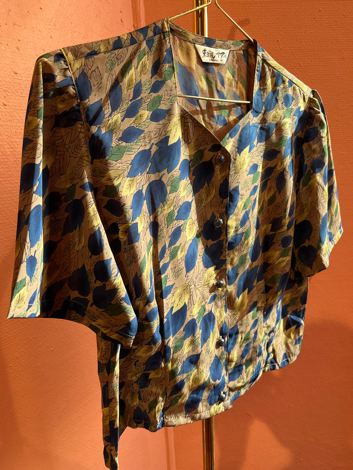 Vintagebluse - 512 Høstregn str M