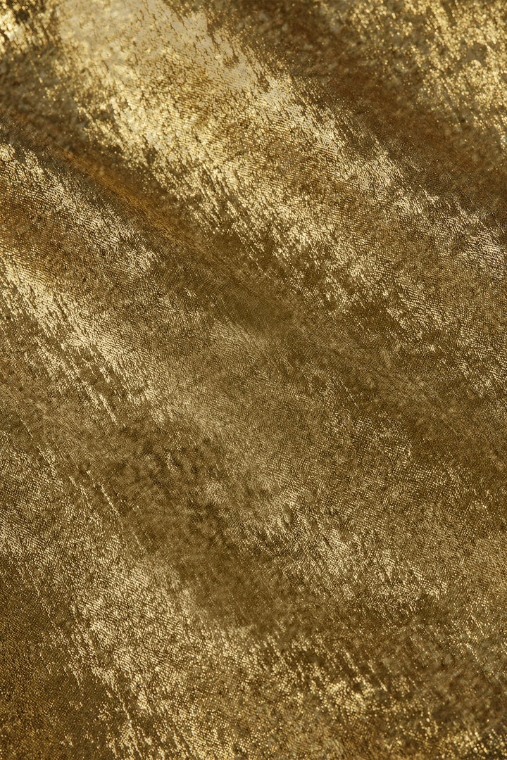 Frøken Dianas Salonger Maisie Flambe bluse gull gold partybluse skinnende King Louie 