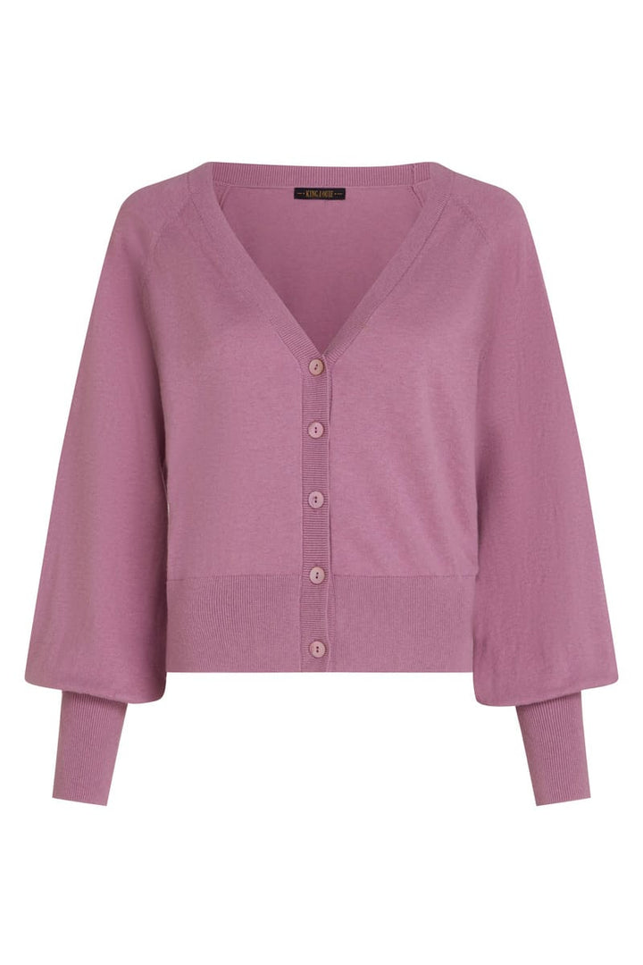 Frøken Dianas Saloger King Louie cardigans Raglan Cocoon Cardigan - crocus lilac
