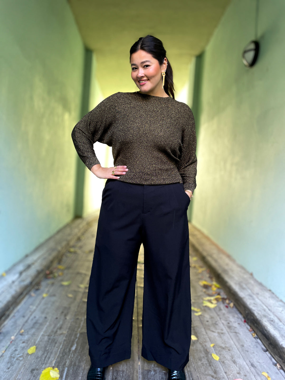 Daria Fete topp - gold