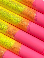 Last inn bildet i Galleri-visningsprogrammet, Ahne light stearinlys Stearinlys Ahne Light - rosa/oransje og gul glitter

