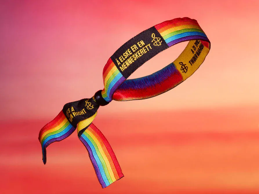 Amnesty Armbånd Regnbue armbånd fra Amnesty