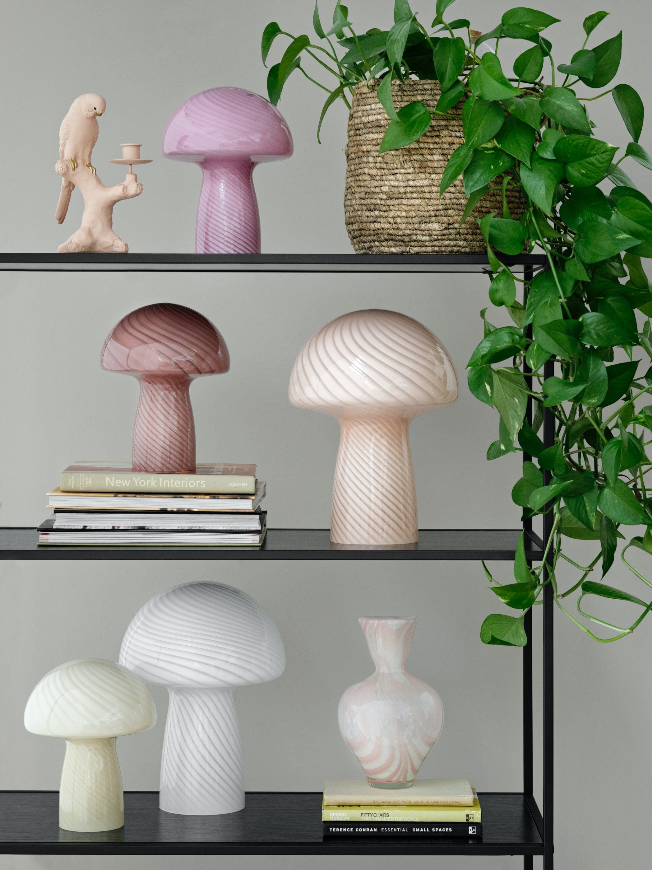 Bahne Lamper Sopplampe - gammelrosa