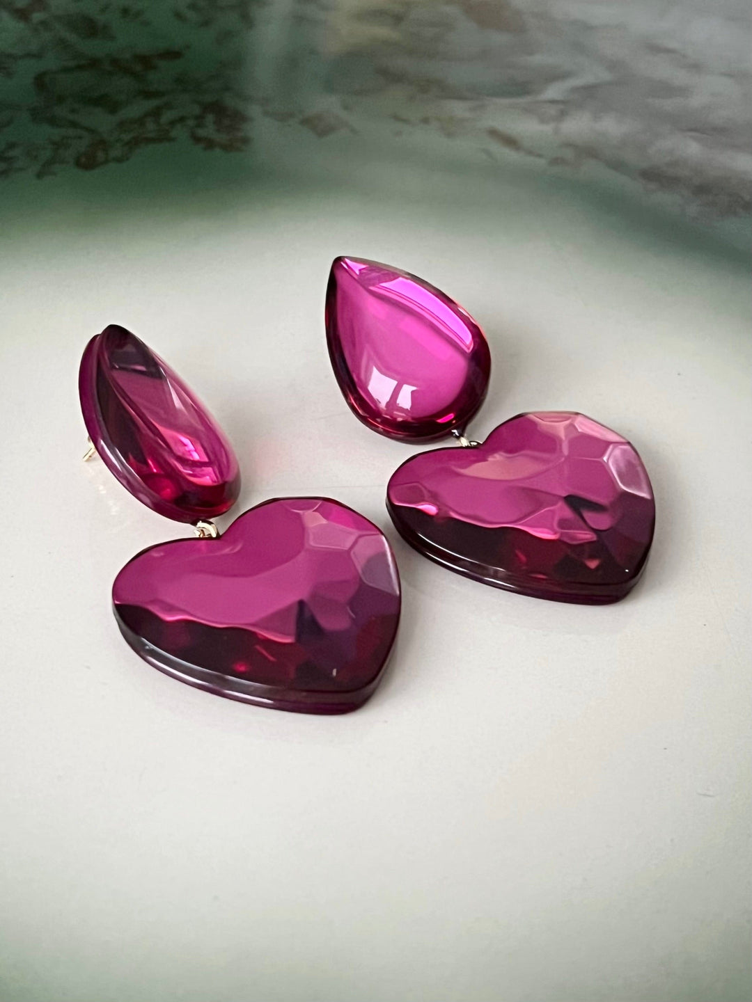 Bernice øredobber Øredobber BerNice - hjerte lilla