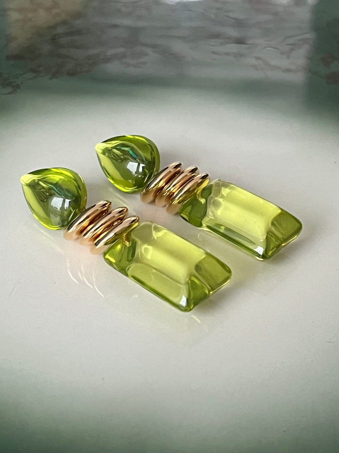 Bernice øredobber Øredobber BerNice - limegrønn