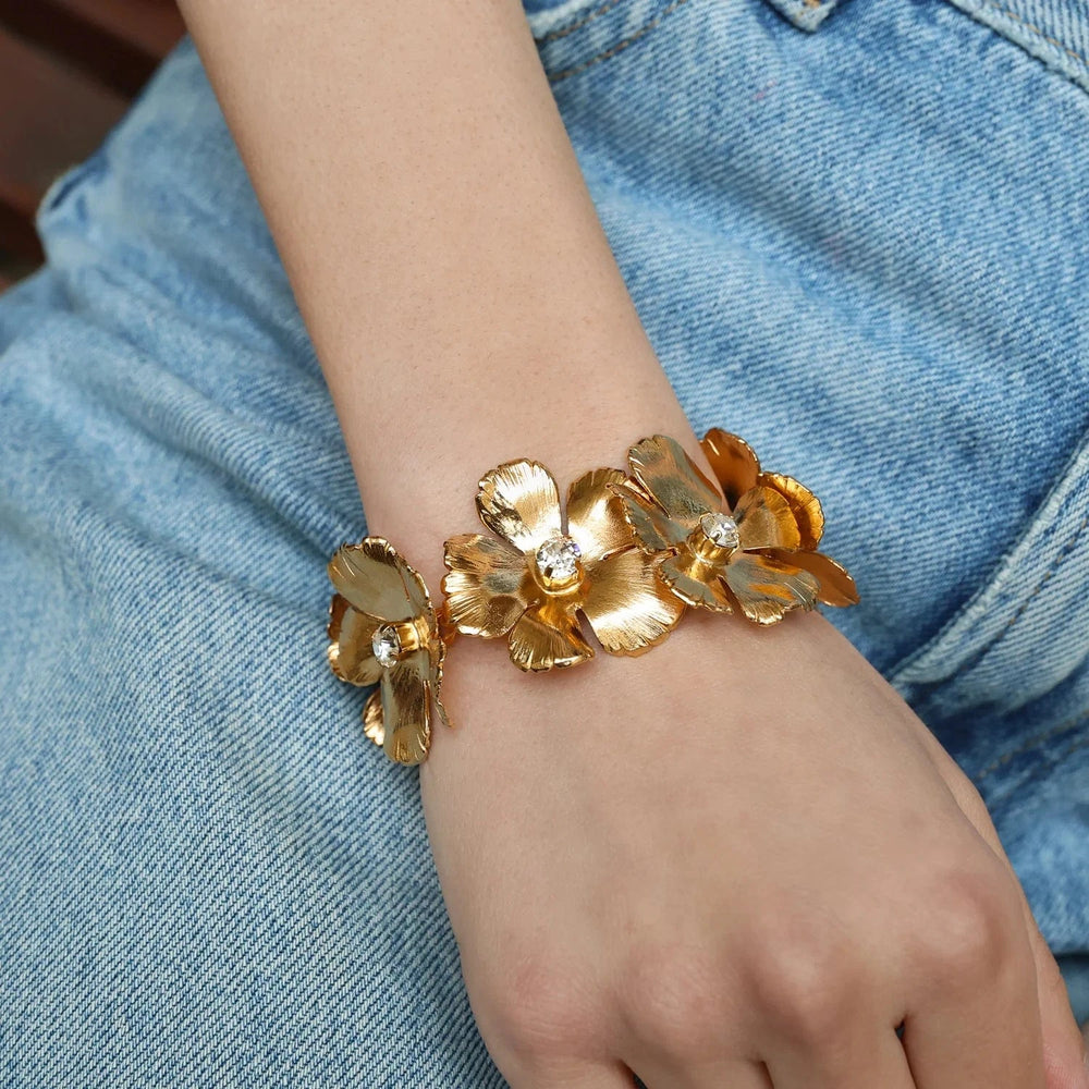 Caroline Svedbom Armbånd Anemone bracelet - crystal