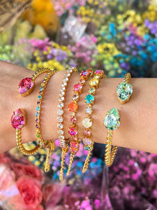 Caroline Svedbom armbånd Calanthe bracelet - coral combo