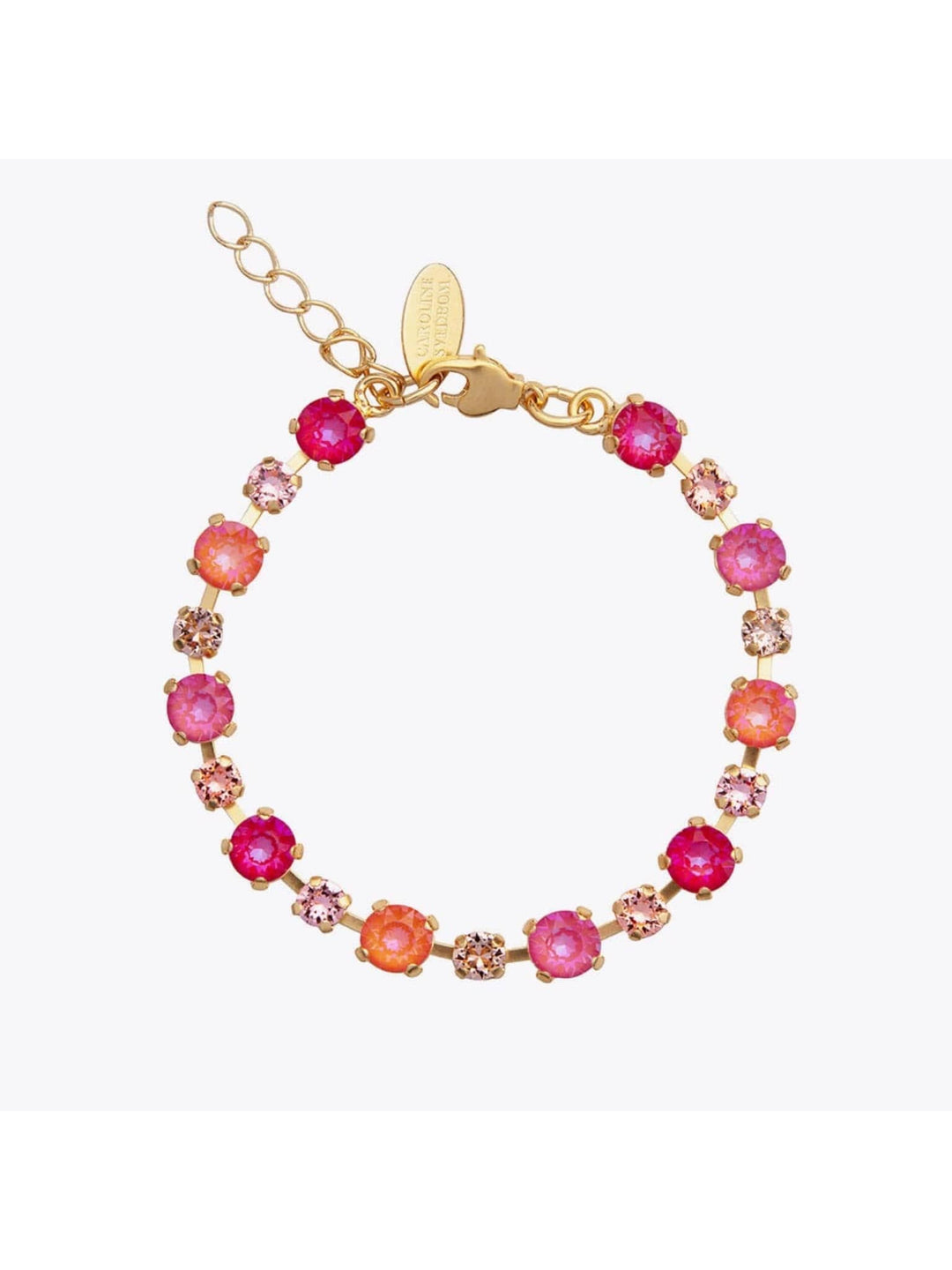 Caroline Svedbom armbånd Calanthe bracelet - coral combo