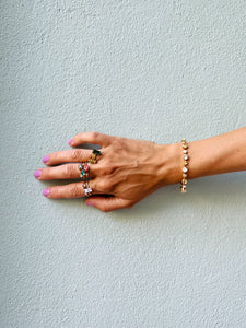Caroline Svedbom armbånd Calanthe bracelet - white combo