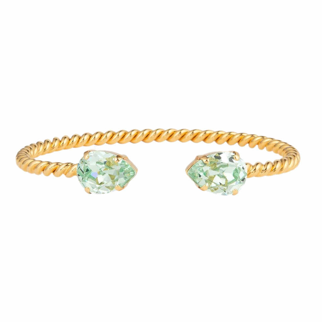 Caroline Svedbom armbånd Mini drop bracelet - chrysolite