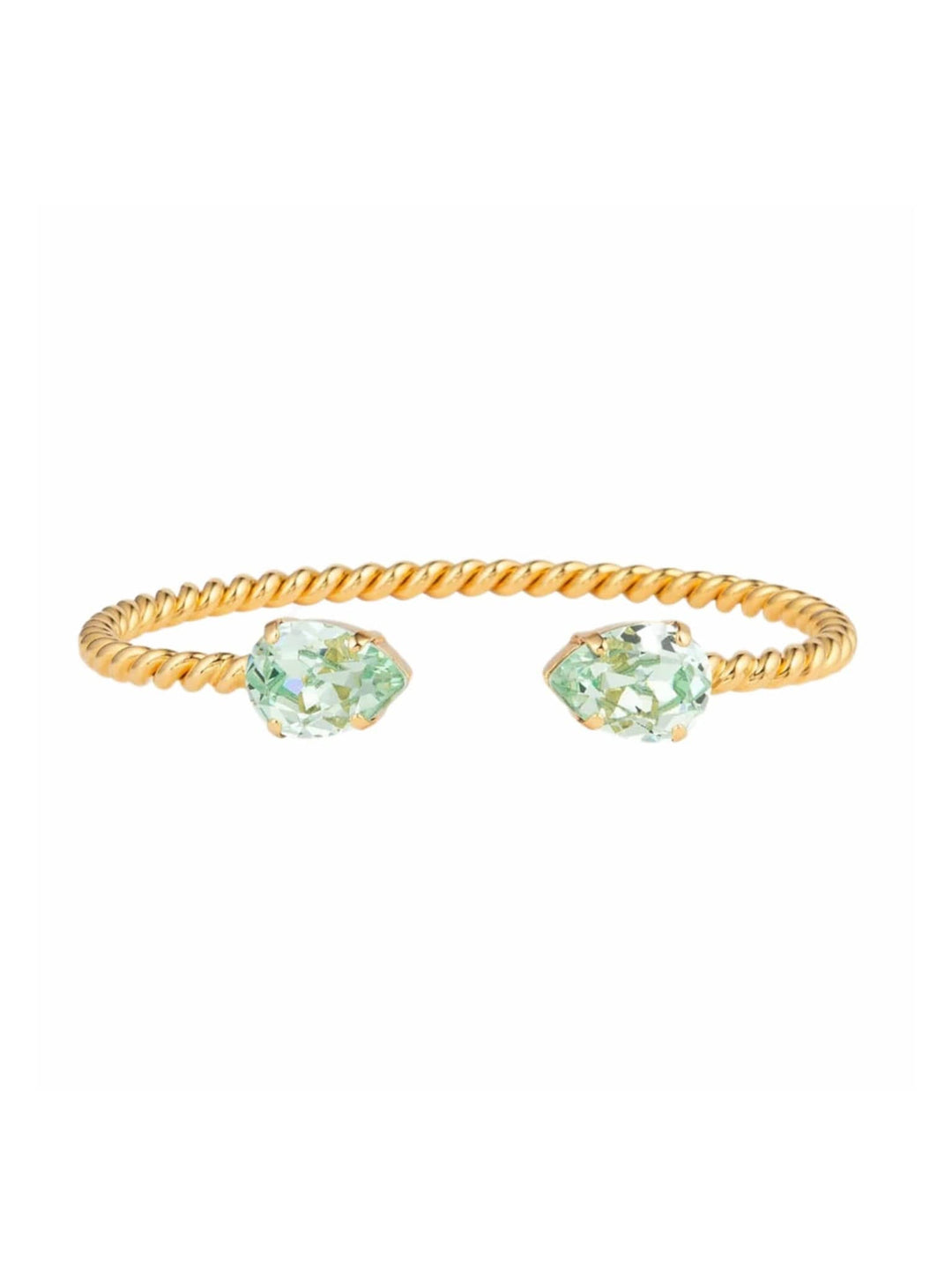 Caroline Svedbom armbånd Mini drop bracelet - chrysolite