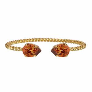 Caroline Svedbom armbånd Mini drop bracelet - light amber