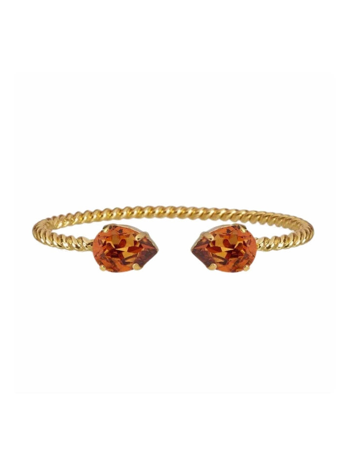Caroline Svedbom armbånd Mini drop bracelet - light amber