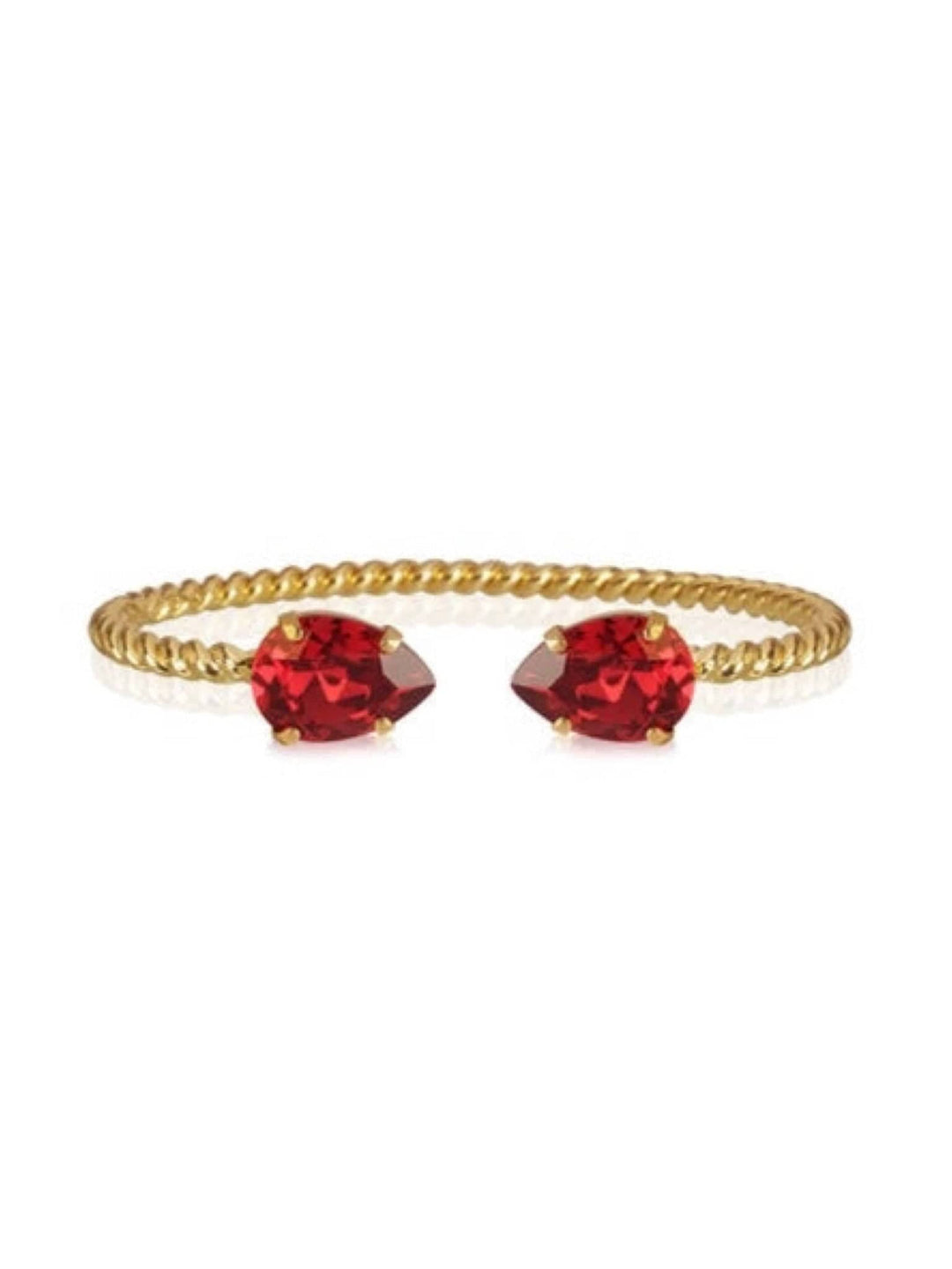 Caroline Svedbom armbånd Mini drop bracelet - scarlet