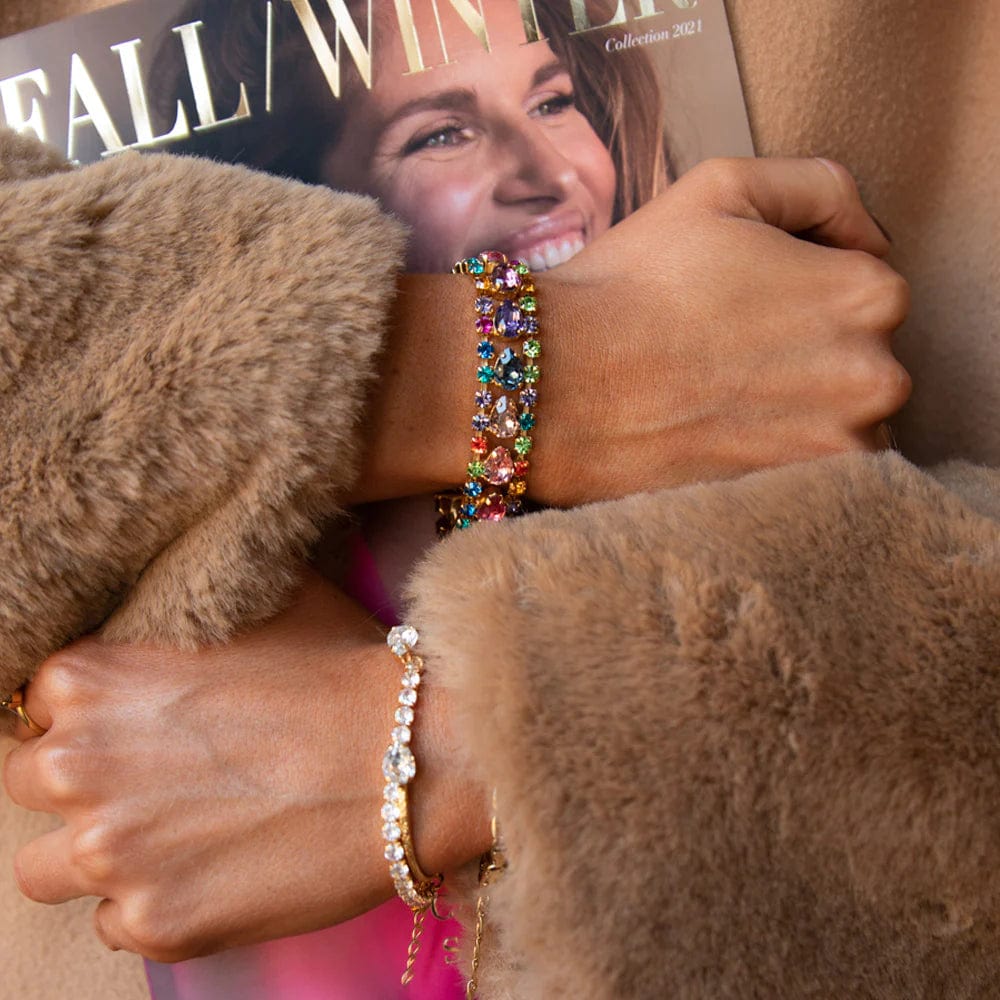 Caroline Svedbom armbånd Penelope bracelet - rainbow combo