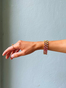 Caroline Svedbom armbånd Rosanna bracelet - pastel rainbow combo
