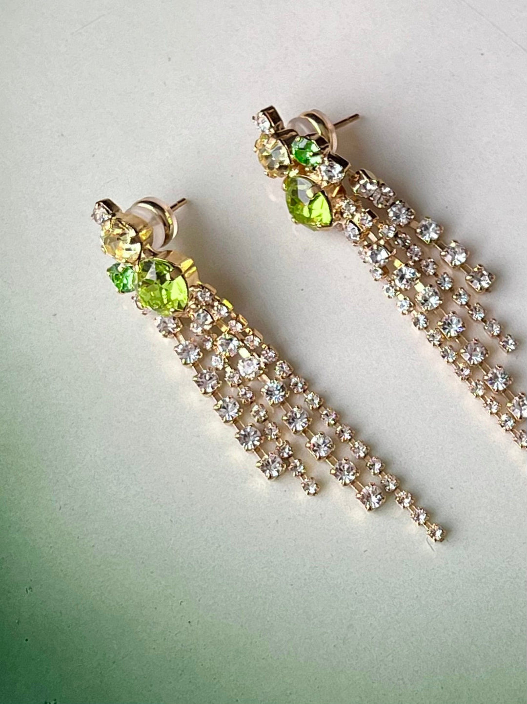 Caroline Svedbom øredobber Amy earrings - lime combo