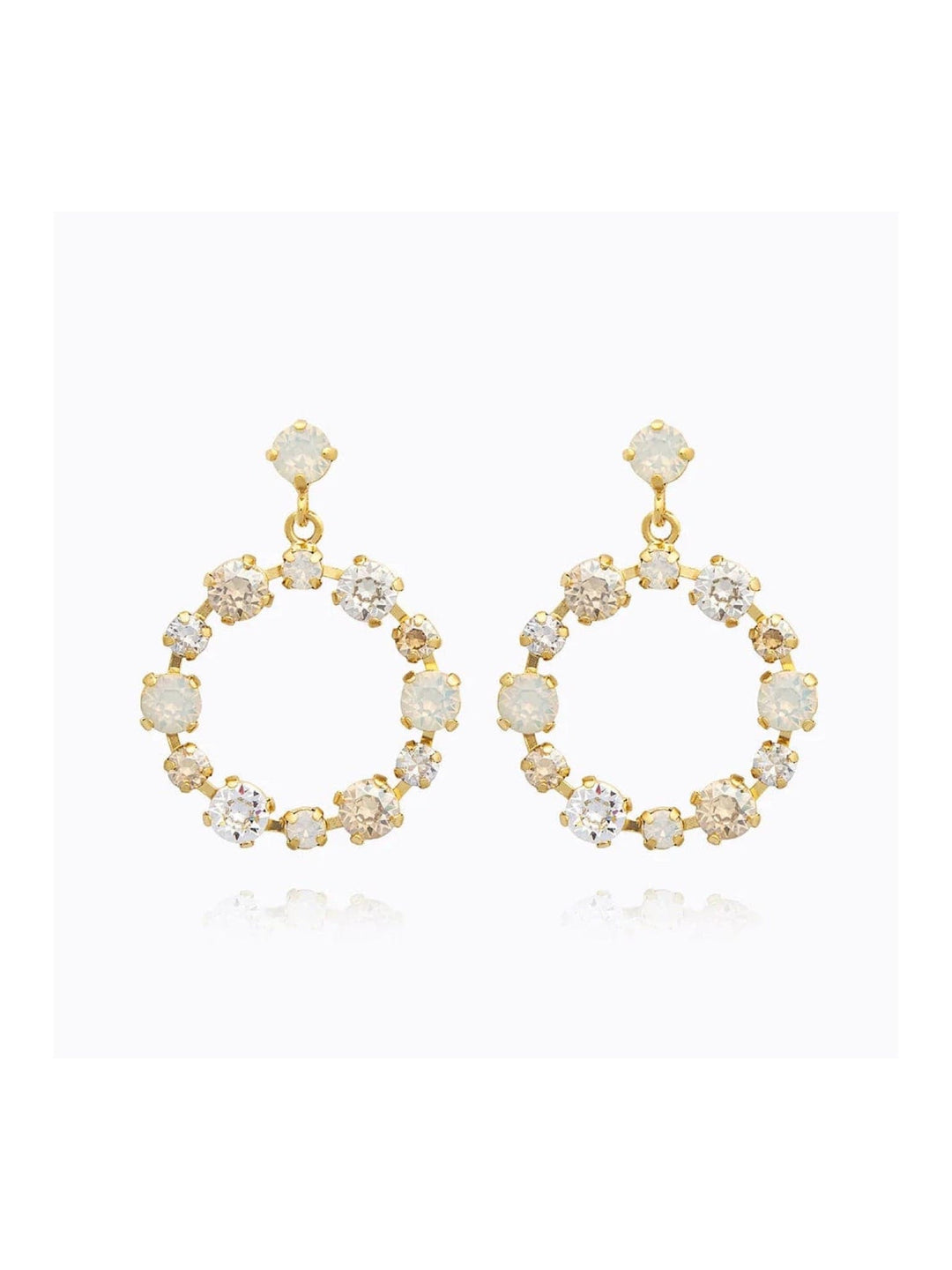 Caroline Svedbom øredobber Calanthe earrings - white combo