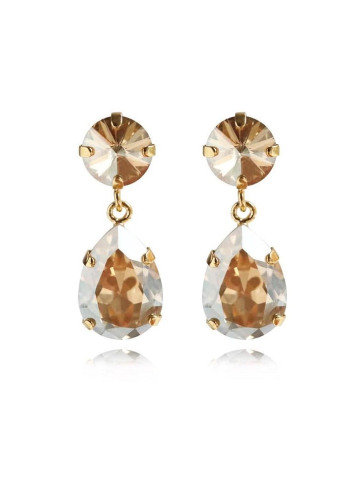 Caroline Svedbom øredobber Classic drop earrings - golden shadow