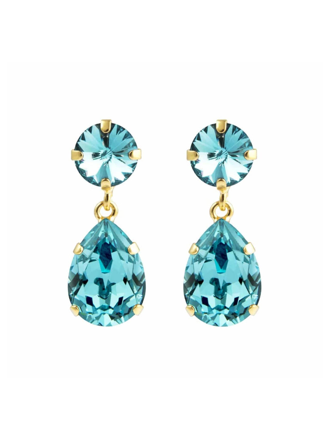 Caroline Svedbom øredobber Classic drop earrings - light turquoise