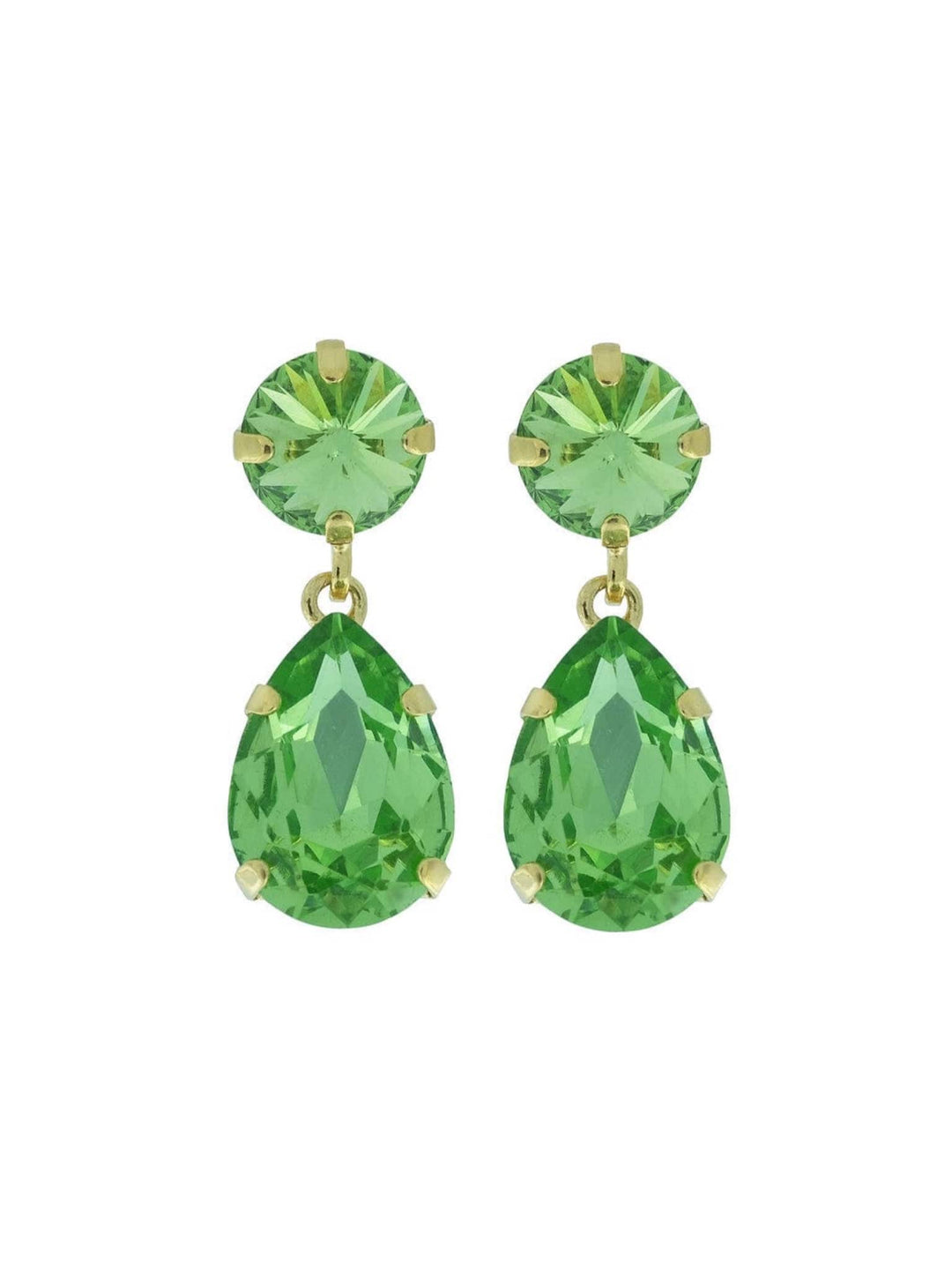 Caroline Svedbom øredobber Classic drop earrings - peridot