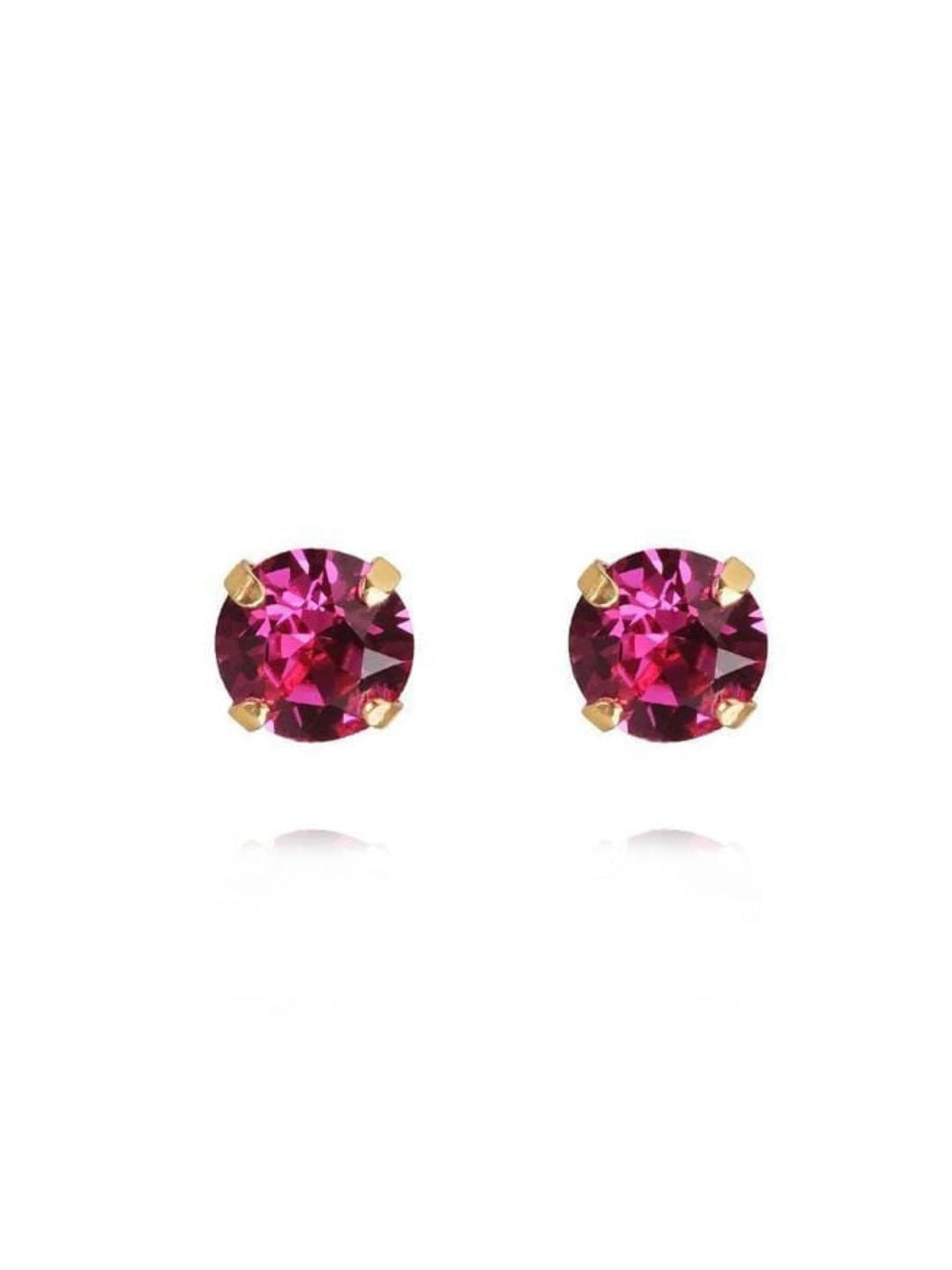 Caroline Svedbom øredobber Classic stud earrings - fuchsia