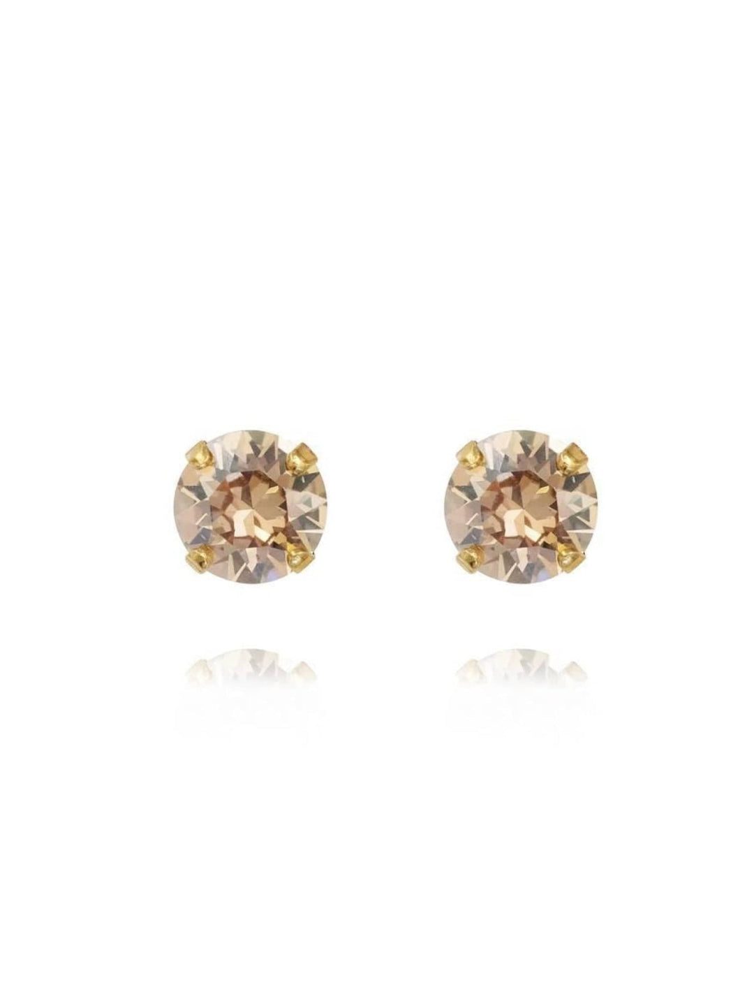 Caroline Svedbom øredobber Classic stud earrings - golden shadow