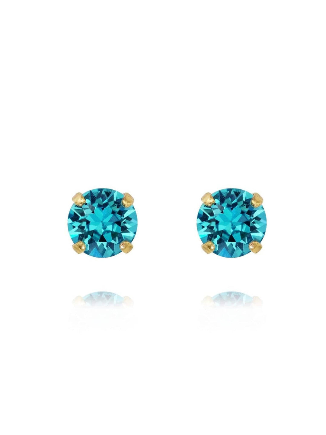 Caroline Svedbom øredobber Classic stud earrings - light turquoise