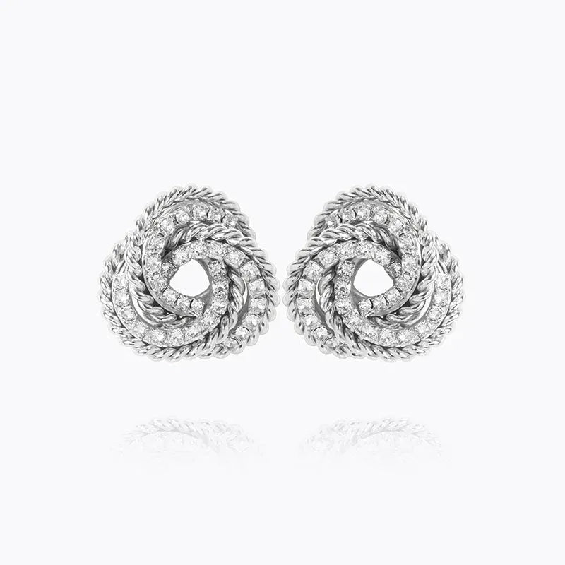 Caroline Svedbom øredobber Juliette earrings - rhodium