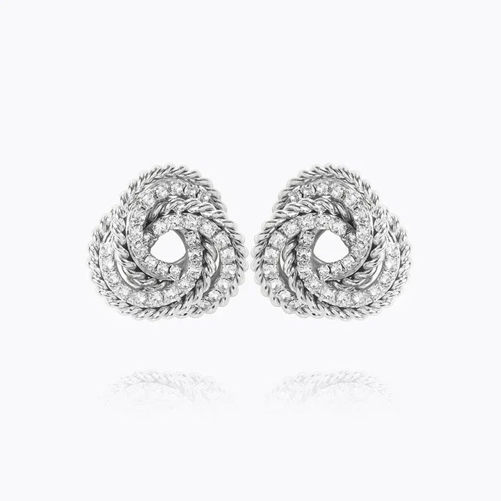 Caroline Svedbom øredobber Juliette earrings - rhodium