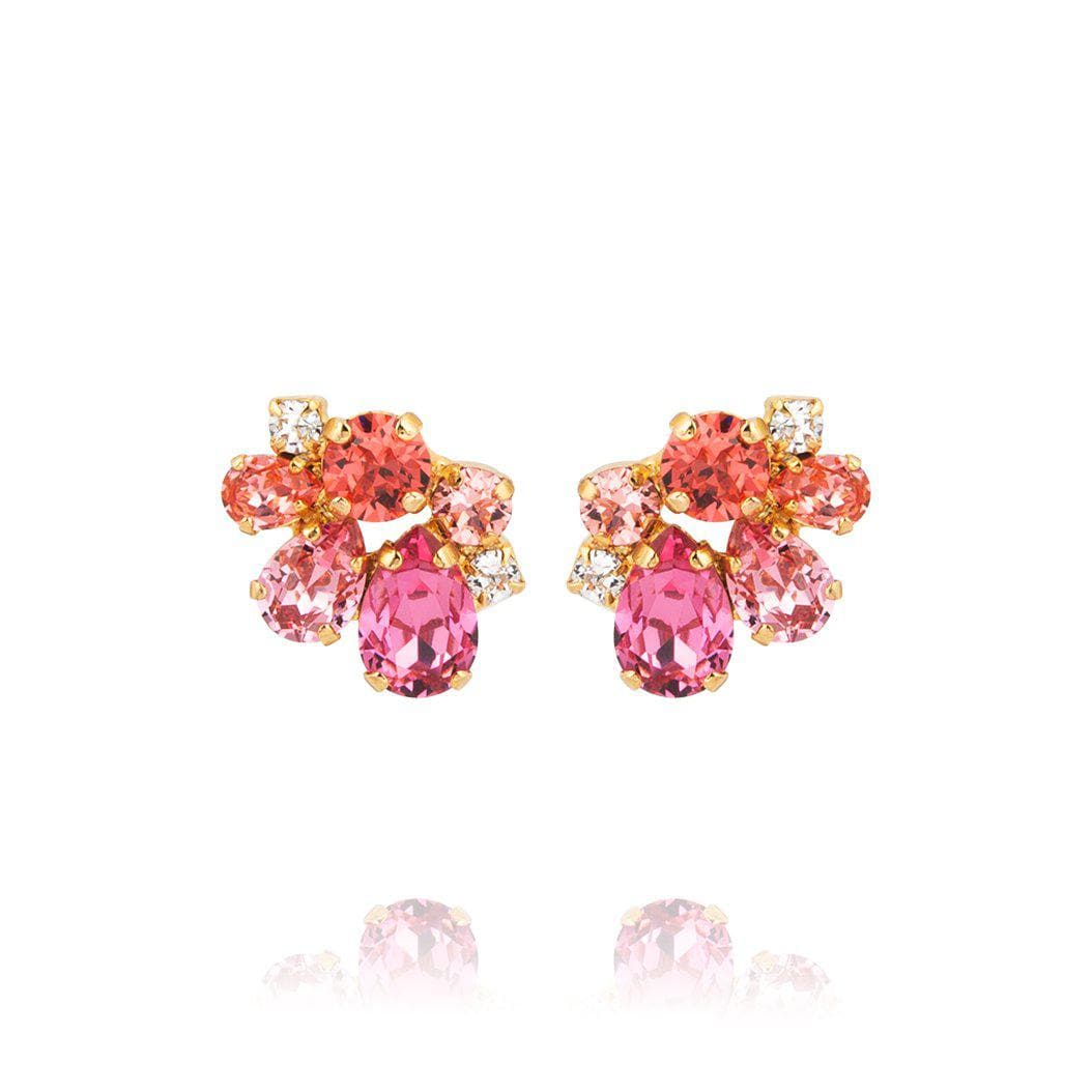 Caroline Svedbom øredobber Katie earrings - coral combo