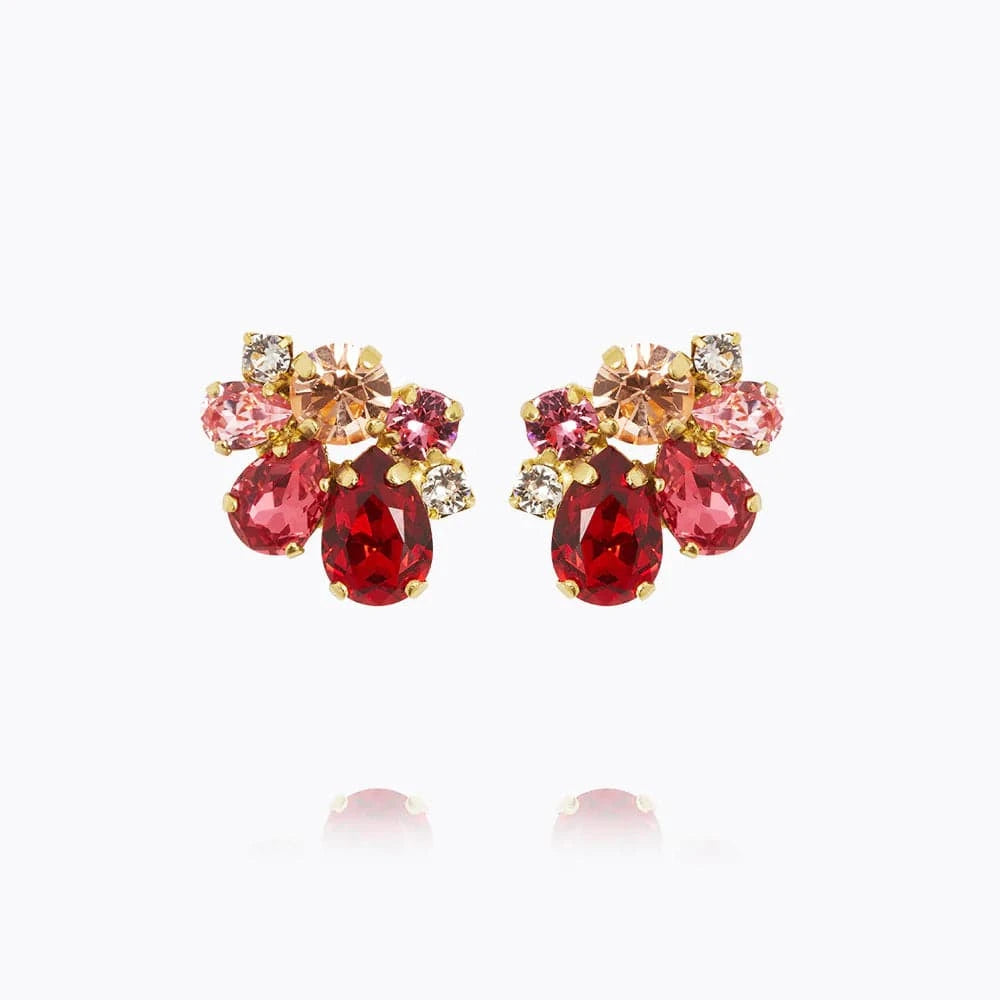 Caroline Svedbom øredobber Katie earrings - scarlet combo