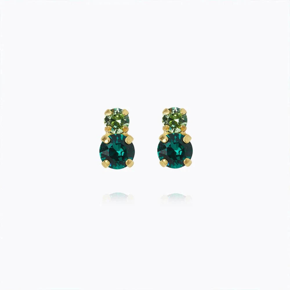Caroline Svedbom øredobber Leah earrings - green combo