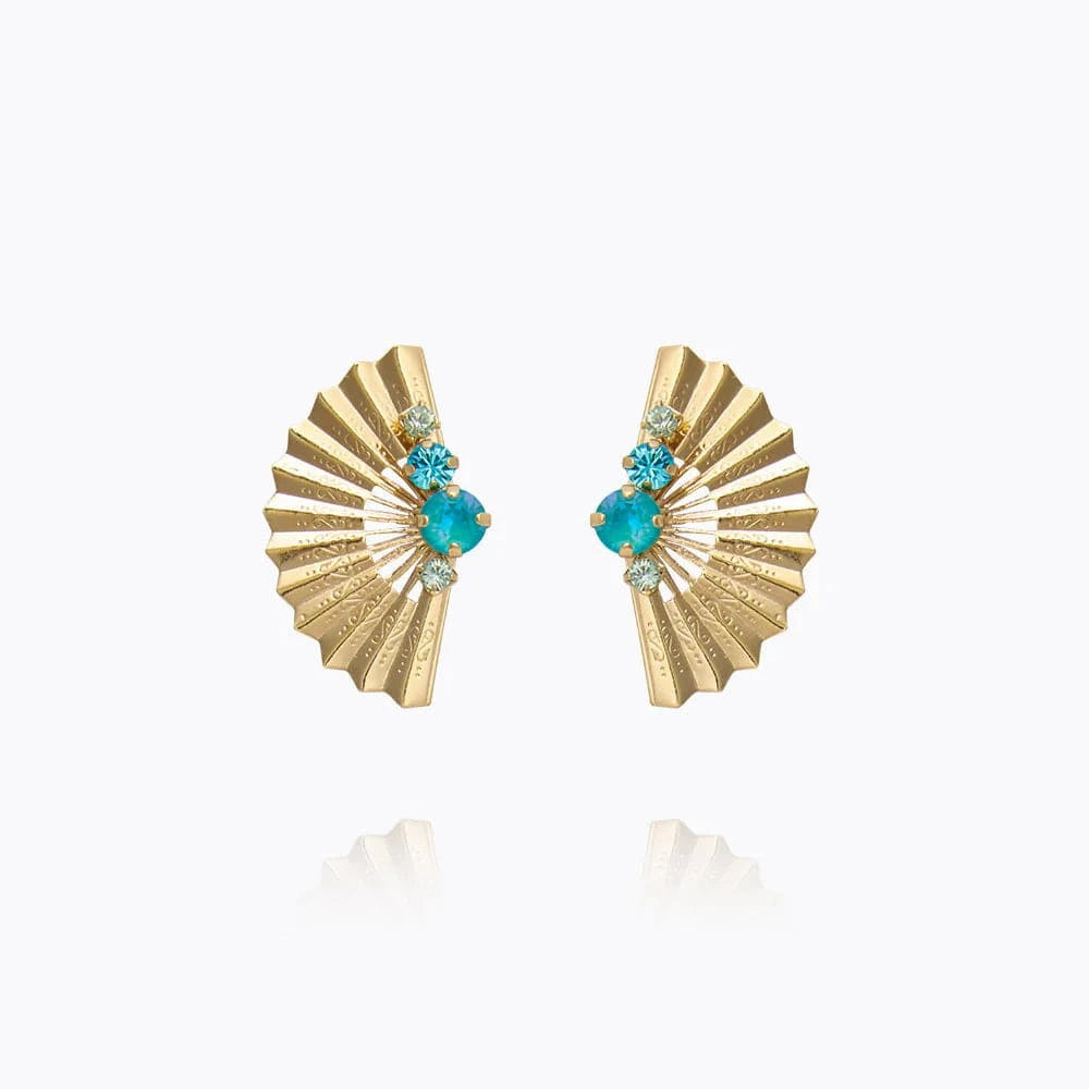Caroline Svedbom øredobber Lucinda earrings - Laguna combo