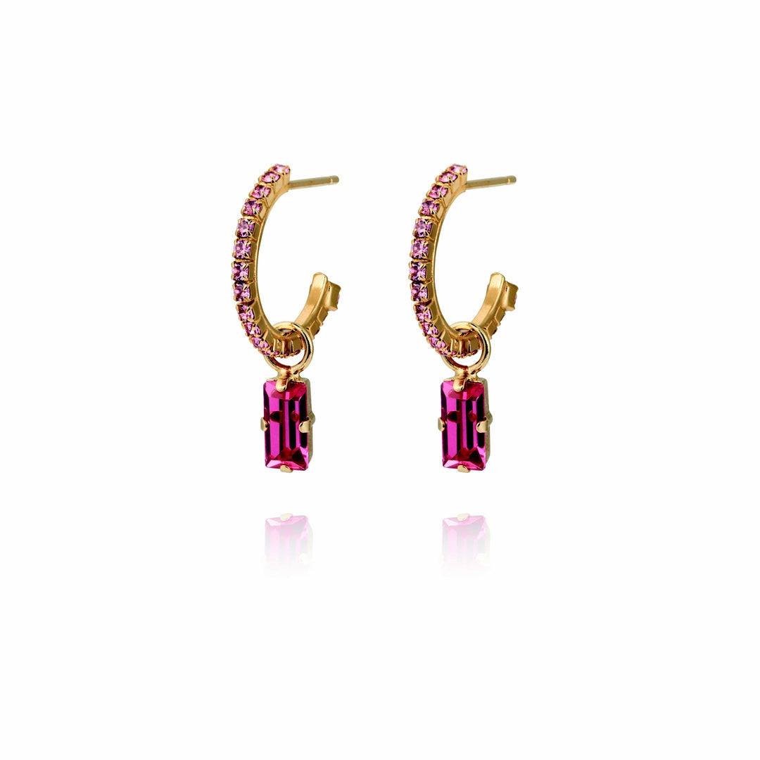 Caroline Svedbom øredobber Lucy earrings gold - rose