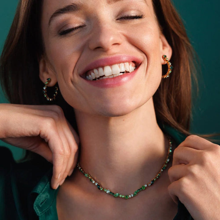 Caroline Svedbom øredobber Mini Antonia earrings - aurore boreale