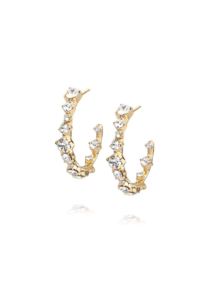 Caroline Svedbom øredobber Mini Antonia earrings - crystal