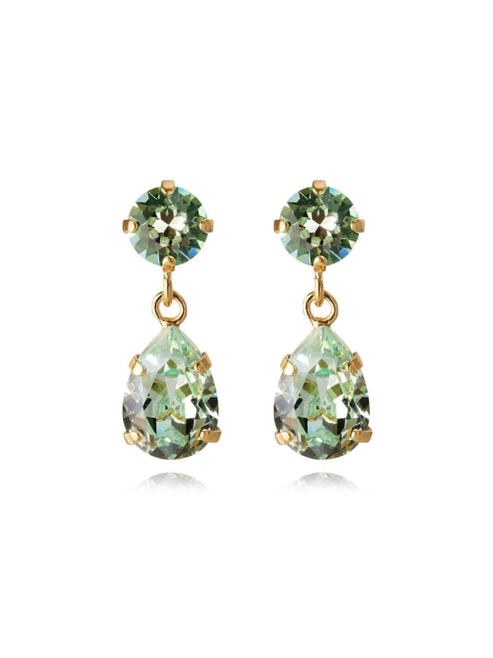 Caroline Svedbom øredobber Mini Drop earrings - chrysolite