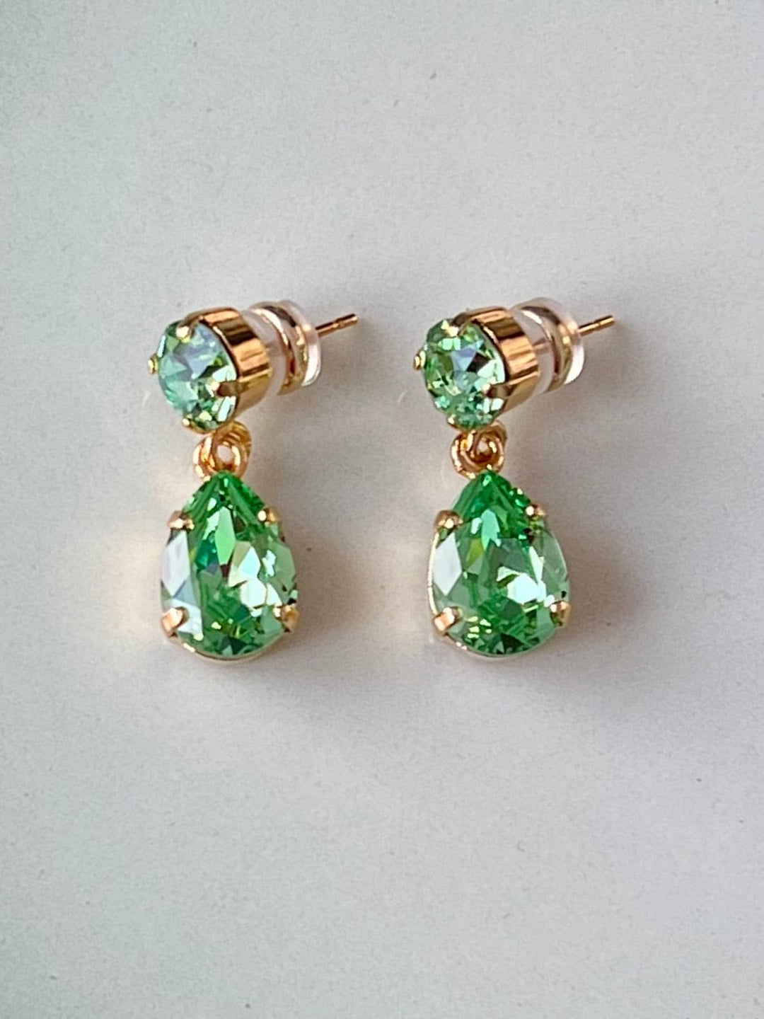Caroline Svedbom øredobber Mini Drop earrings - peridot