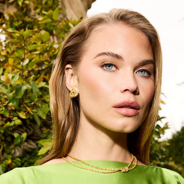 Caroline Svedbom øredobber Mini gemma earrings - gold