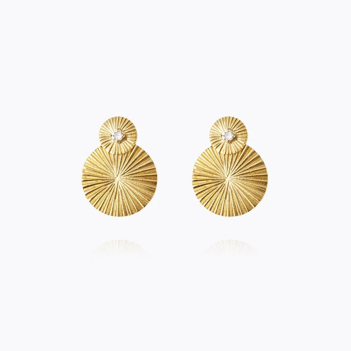 Caroline Svedbom øredobber Mini Odessa earrings - crystal