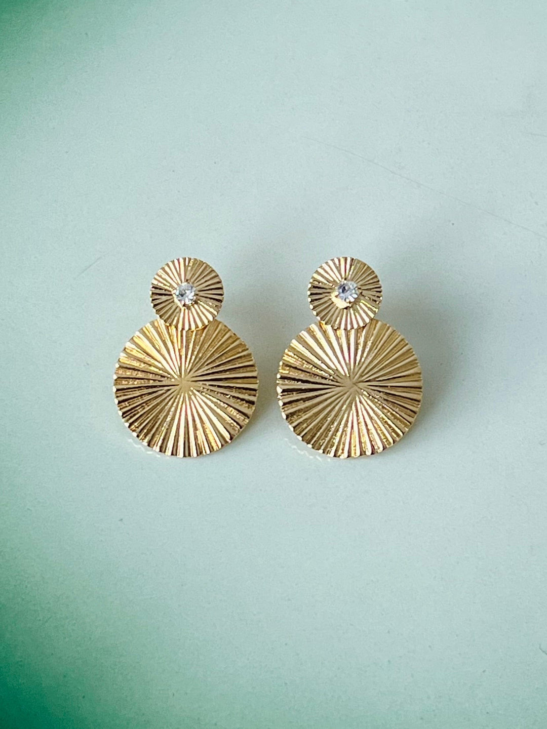 Caroline Svedbom øredobber Mini Odessa earrings - crystal