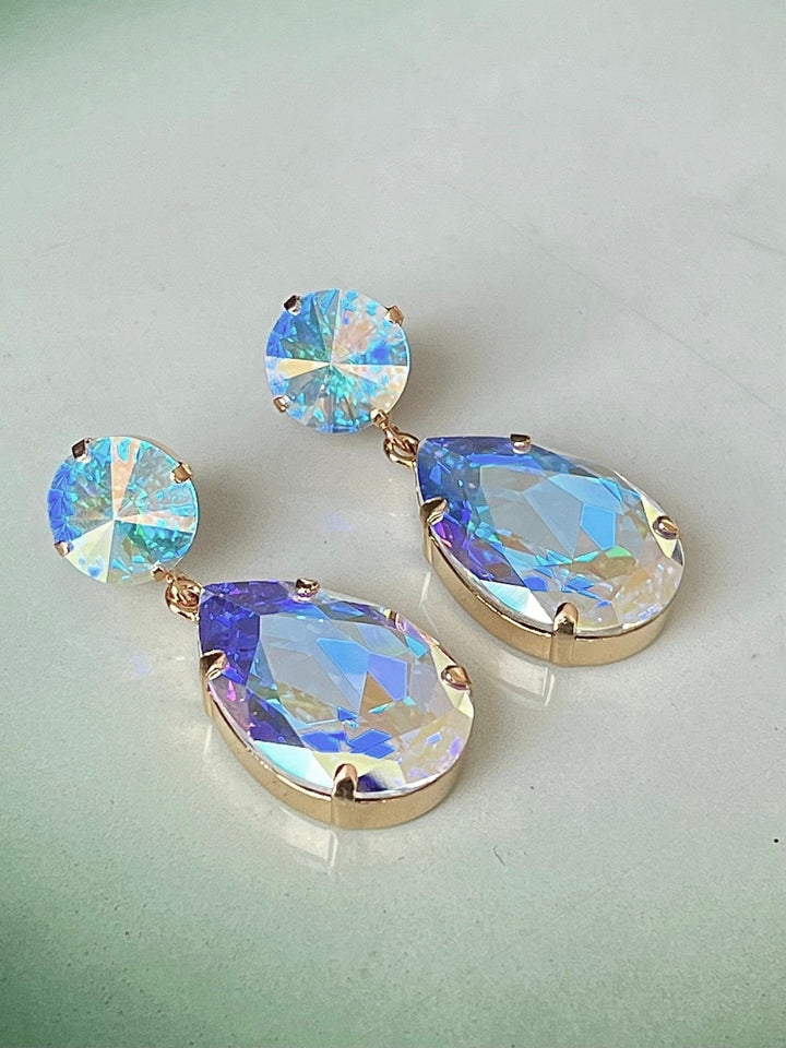 Caroline Svedbom øredobber Perfect drop earrings - aurore boreale