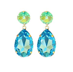 Last inn bildet i Galleri-visningsprogrammet, Caroline Svedbom øredobber Perfect drop earrings - peridot/aquamarine
